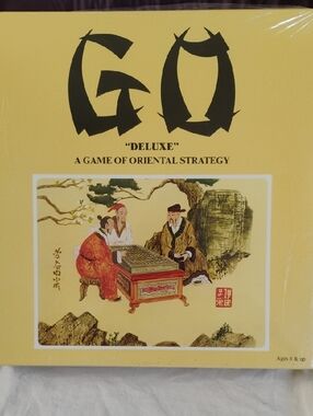 Deluxe Go Board Game - Yellow Original Shrinkwrap